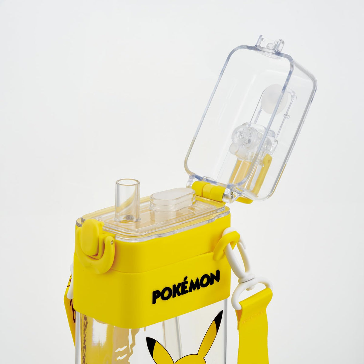 Skater Square 2WAY Bottle with Straw 600ml for Kids