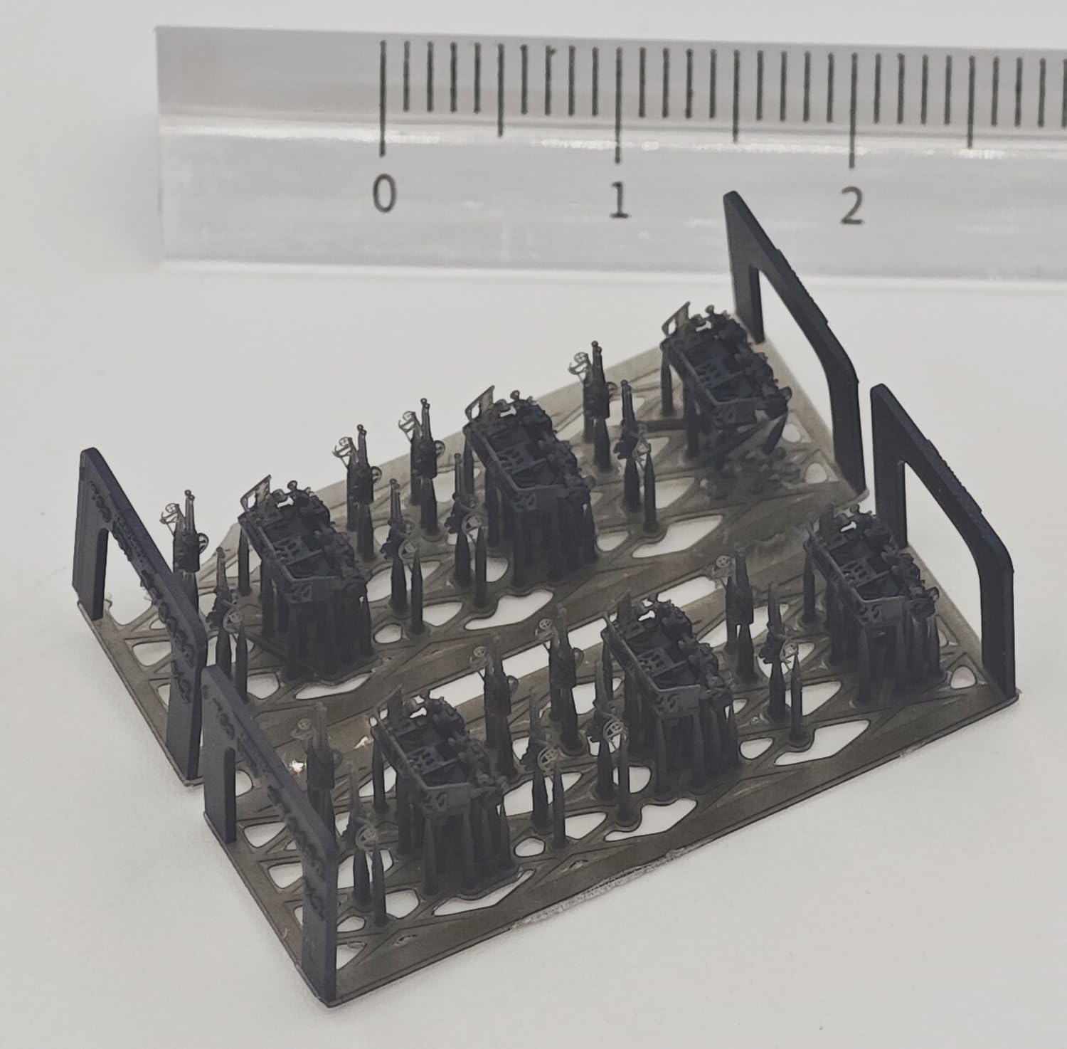 Triumph Model 1/700 Scale WWII US Navy Bofors 40mm Quad Gun Parts Set