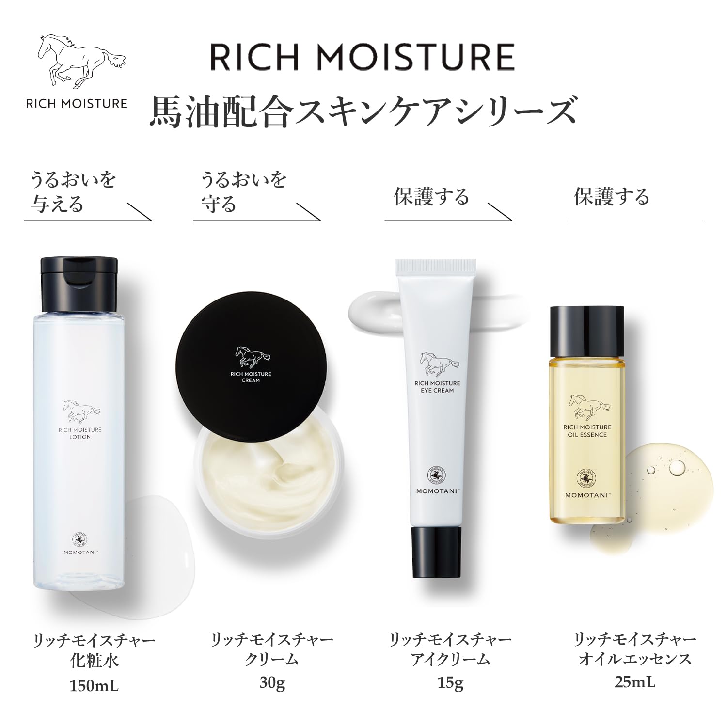 MOMOTANI Rich Moisture Oil Serum 25mL for Japanese Skincare