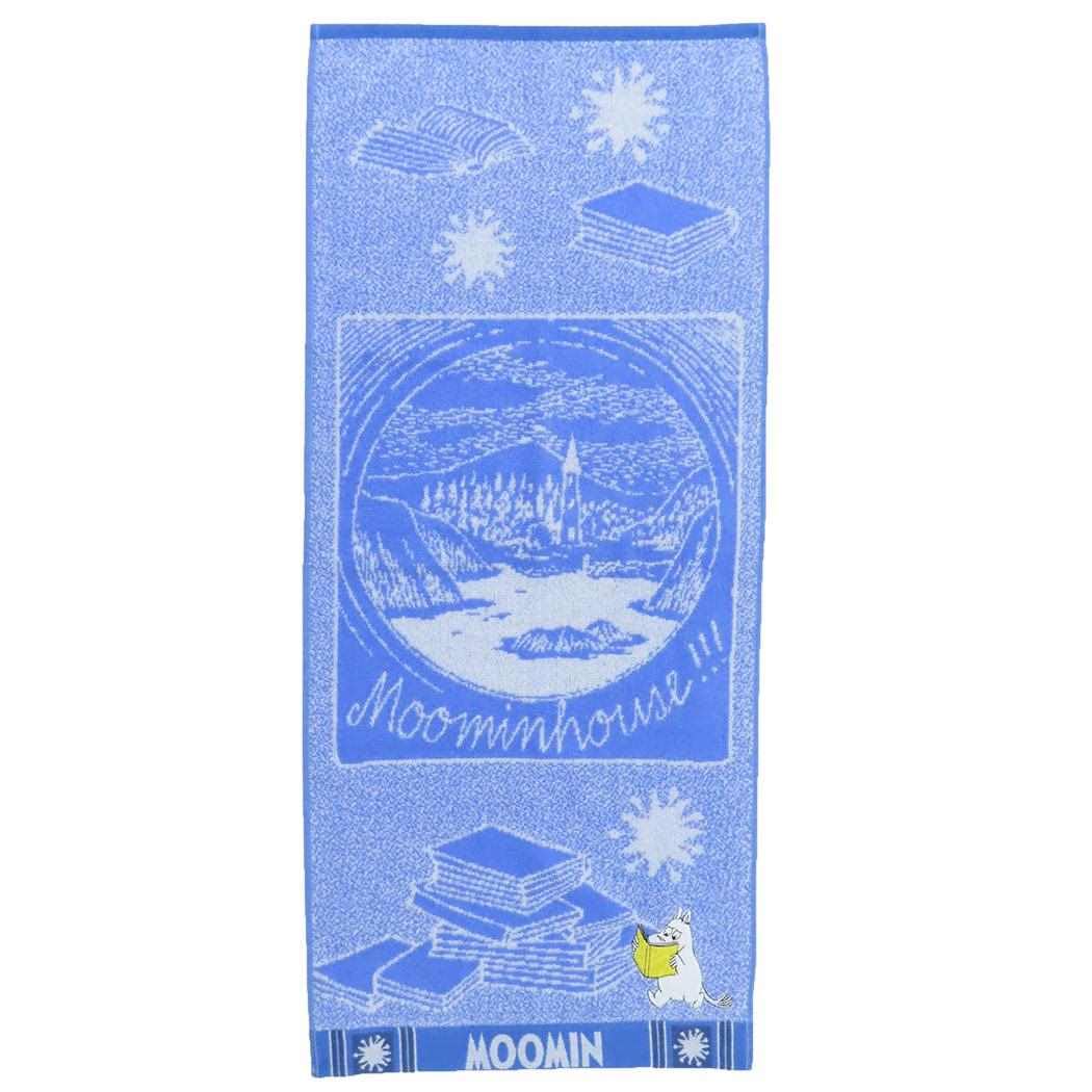 Marushin Face Towel Organic Cotton Long Towel with Moomin Design