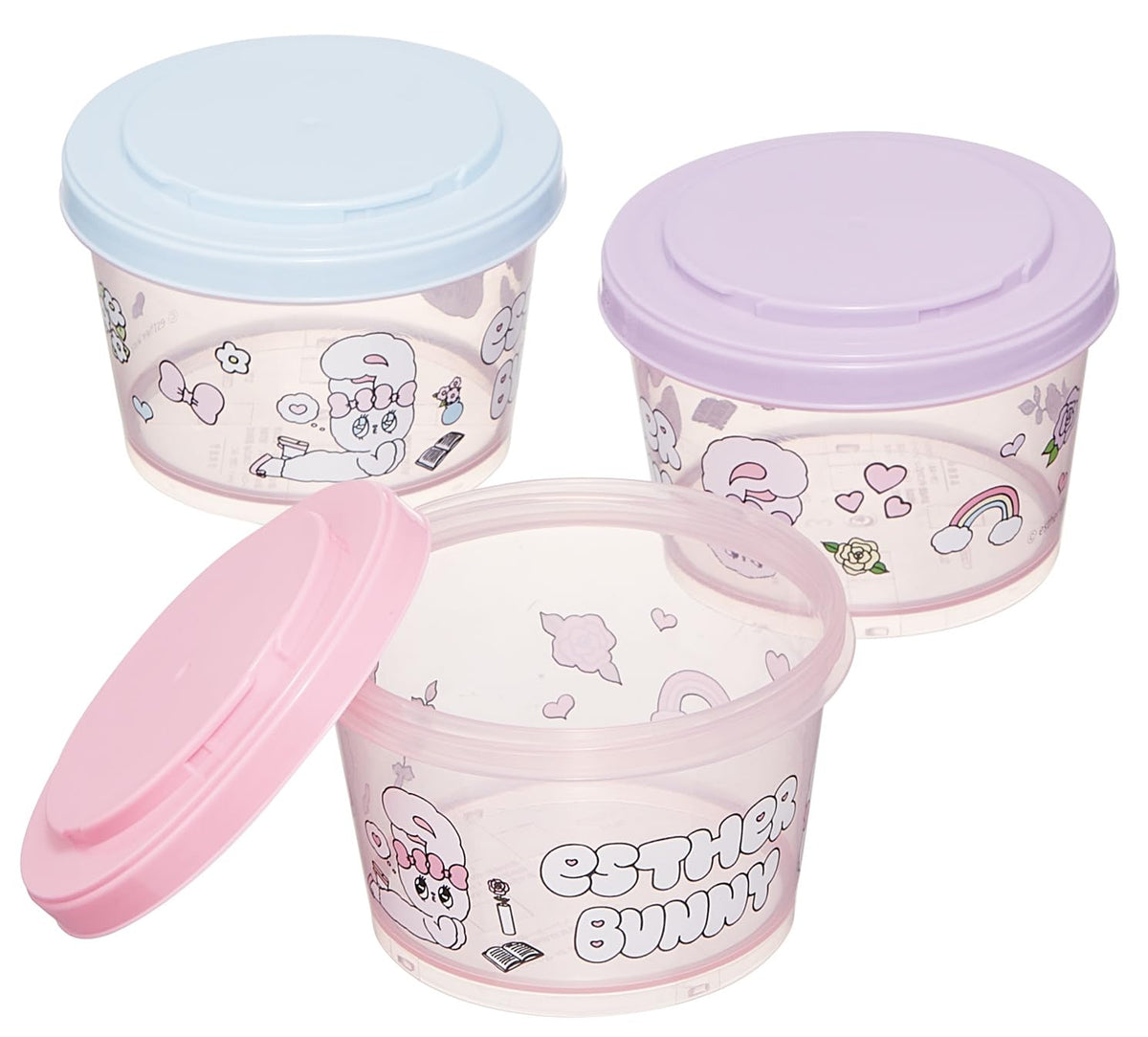 Skater Bento Box Set with Joint Structure and Dishwasher Safe Design