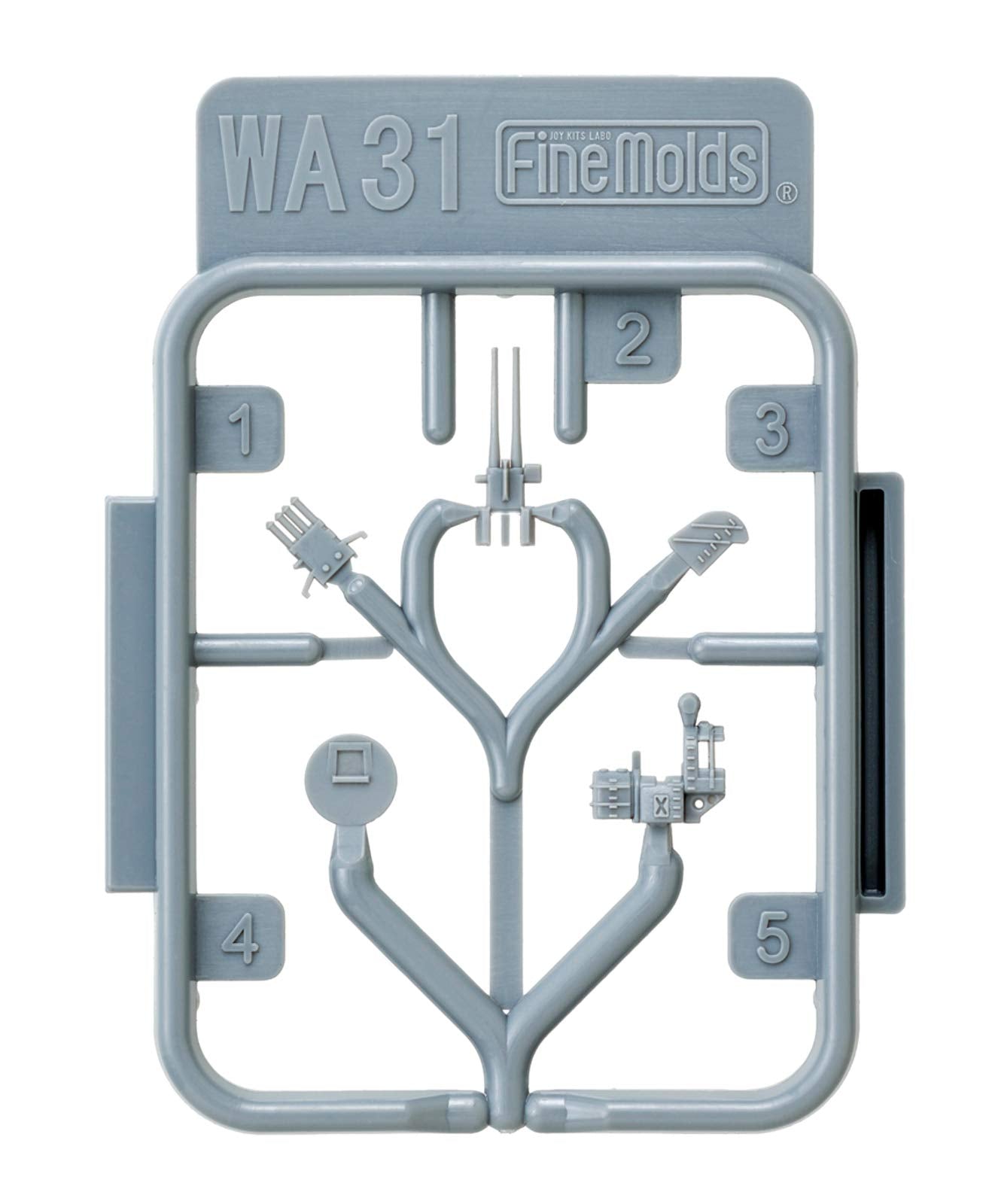 FineMolds 1/700 Nanodread Series 12.7cm High Angle Gun Model Parts