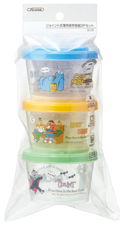 Skater Bento Box Set with 3 Containers for Easy Meal Prep