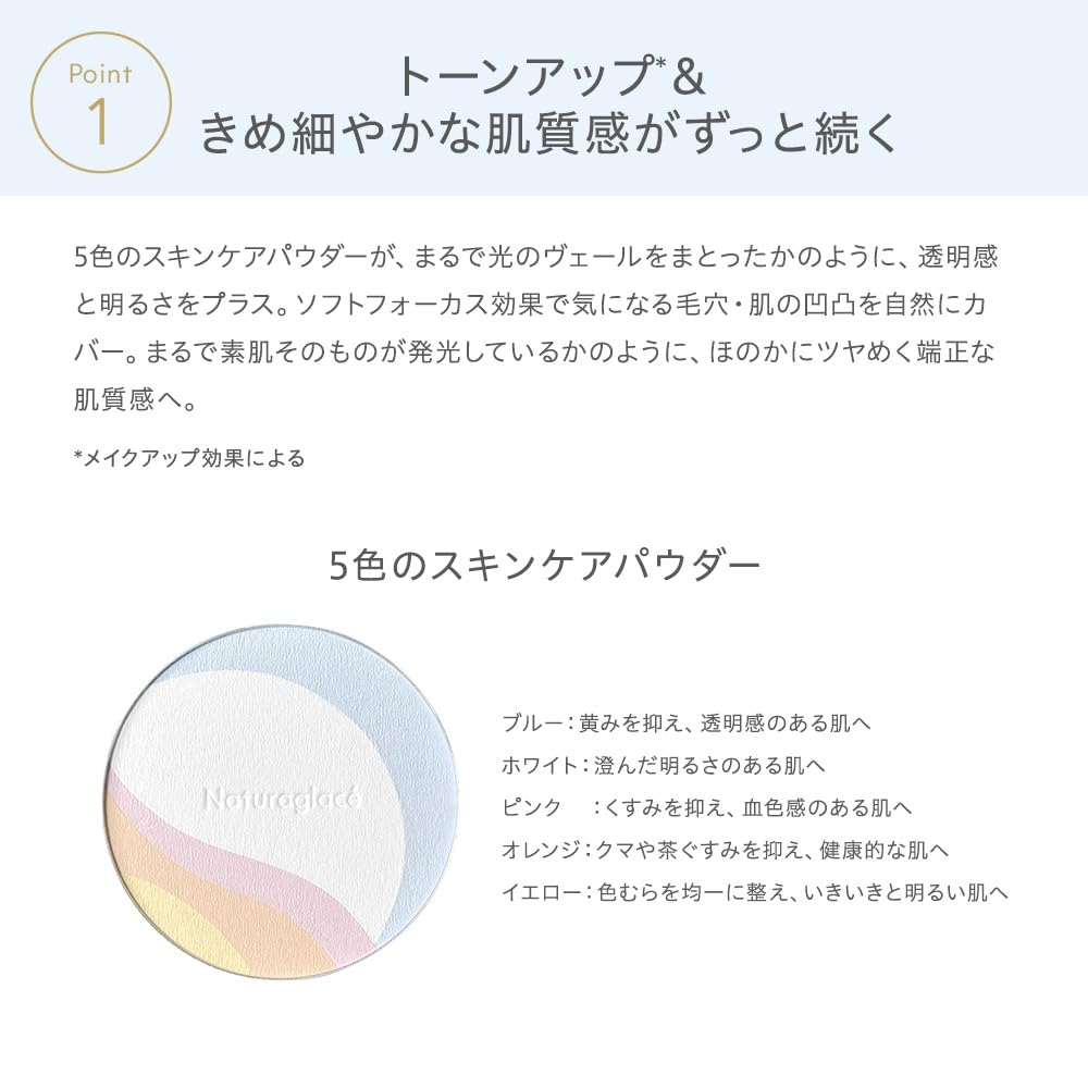 naturaglace Skin Care Shield Pressed Powder Refill for Color Correction