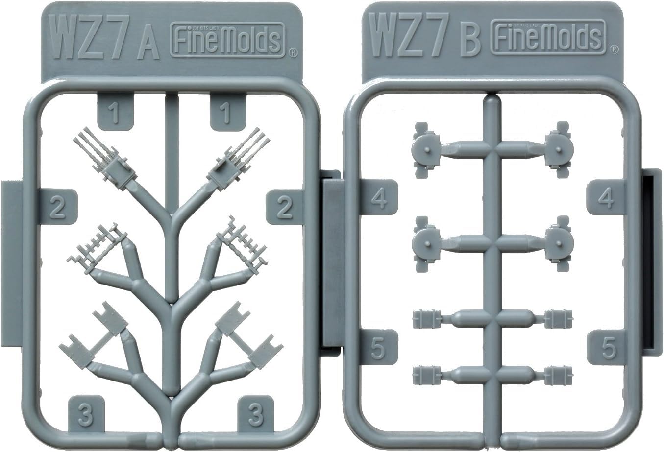 FineMolds 1/350 Nano Dread Series 25mm Triple Mount Gun Model Parts