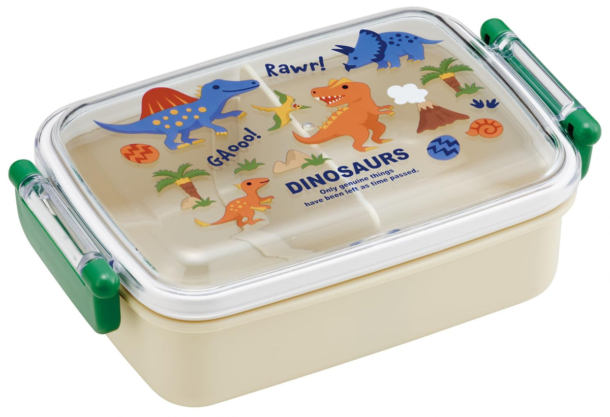 Skater Dinosaur Lunch Box for Kids 450ml with Dome Lid