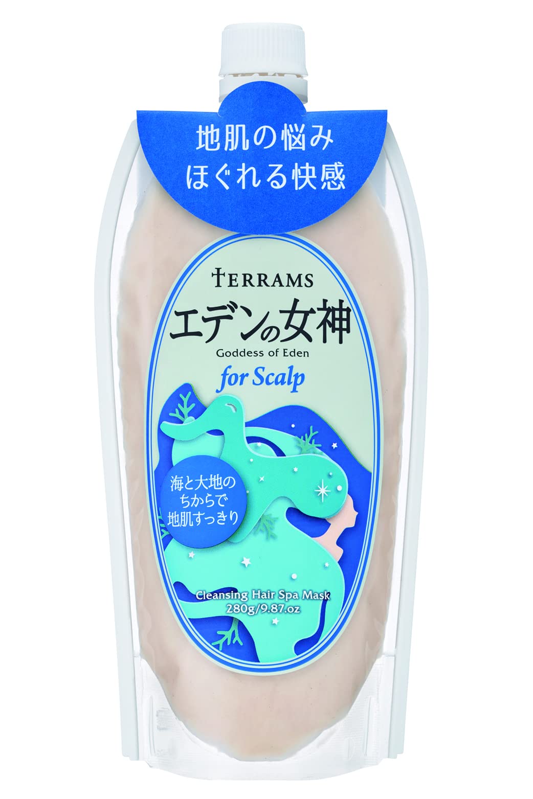 TERAMUS Eden Goddess Scalp Shampoo 280g for Hair and Scalp Care