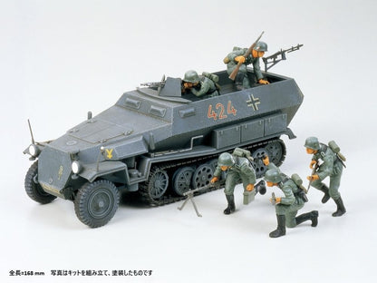 TAMIYA Military Miniature Series 1/35 German Hanomag Personnel Carrier Model