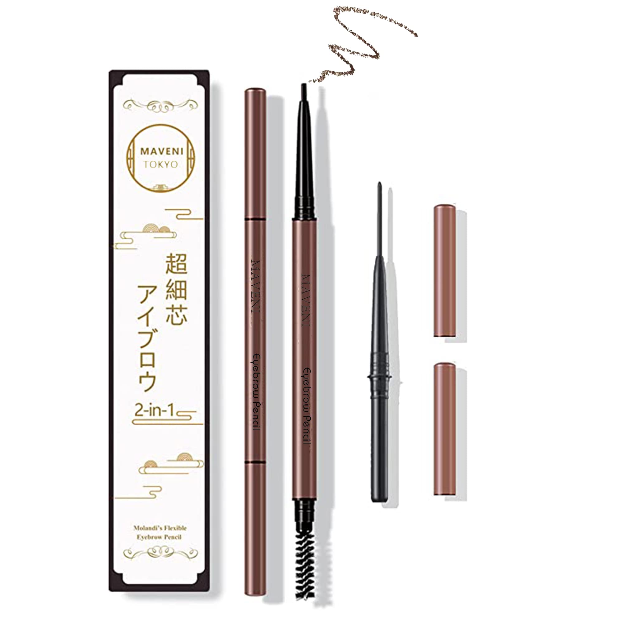 Maveni Ultra-Fine Eyebrow Pencil for Precise Application