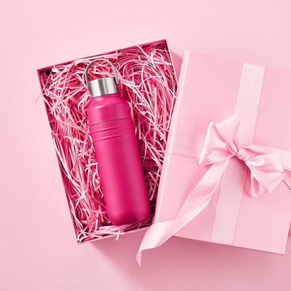 Le Creuset Stainless Steel Bottle 500ml Vacuum Insulated Berry Color