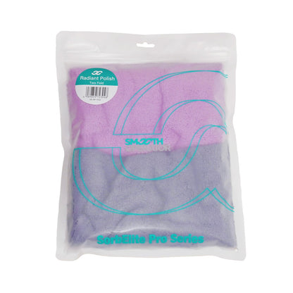 Smooth Operator Wax Detailing Spray 2-Pack Premium Microfiber Cloths