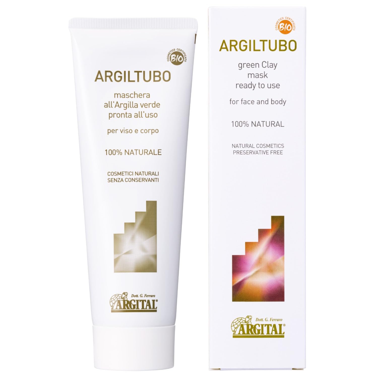 ARGITAL Green Clay Paste 250ml for Natural Skin Care