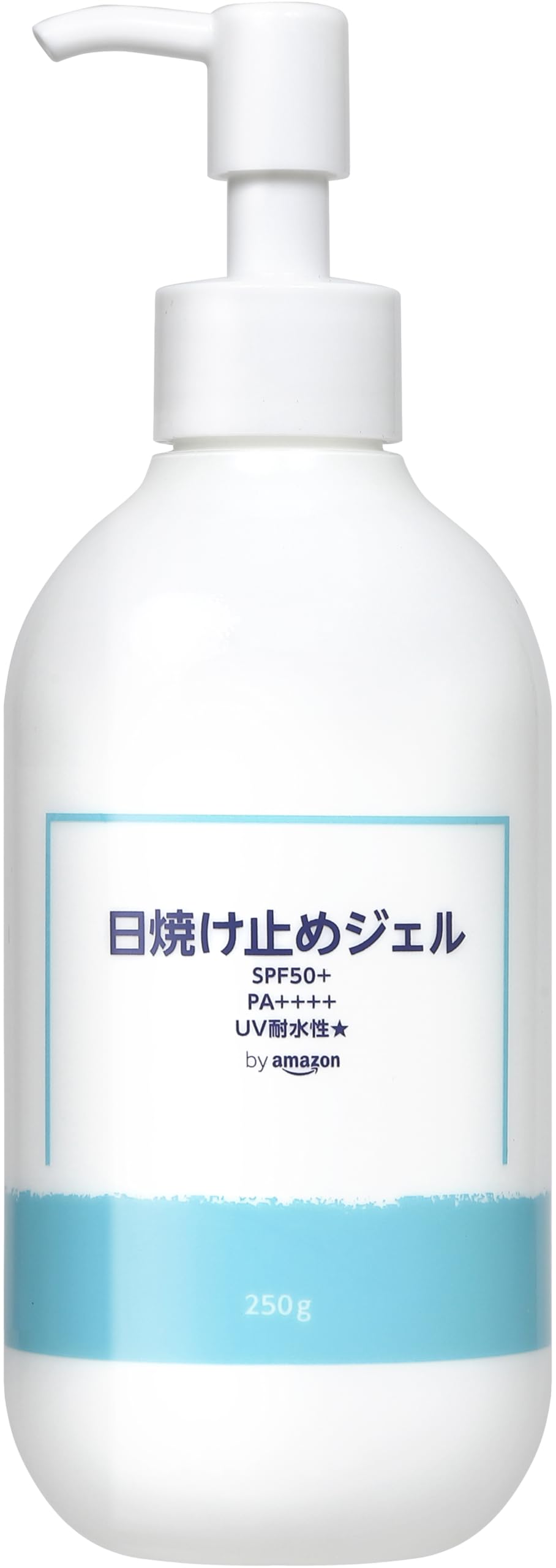 by Amazon Sunscreen Gel SPF50+ 250g Water-Resistant Formula