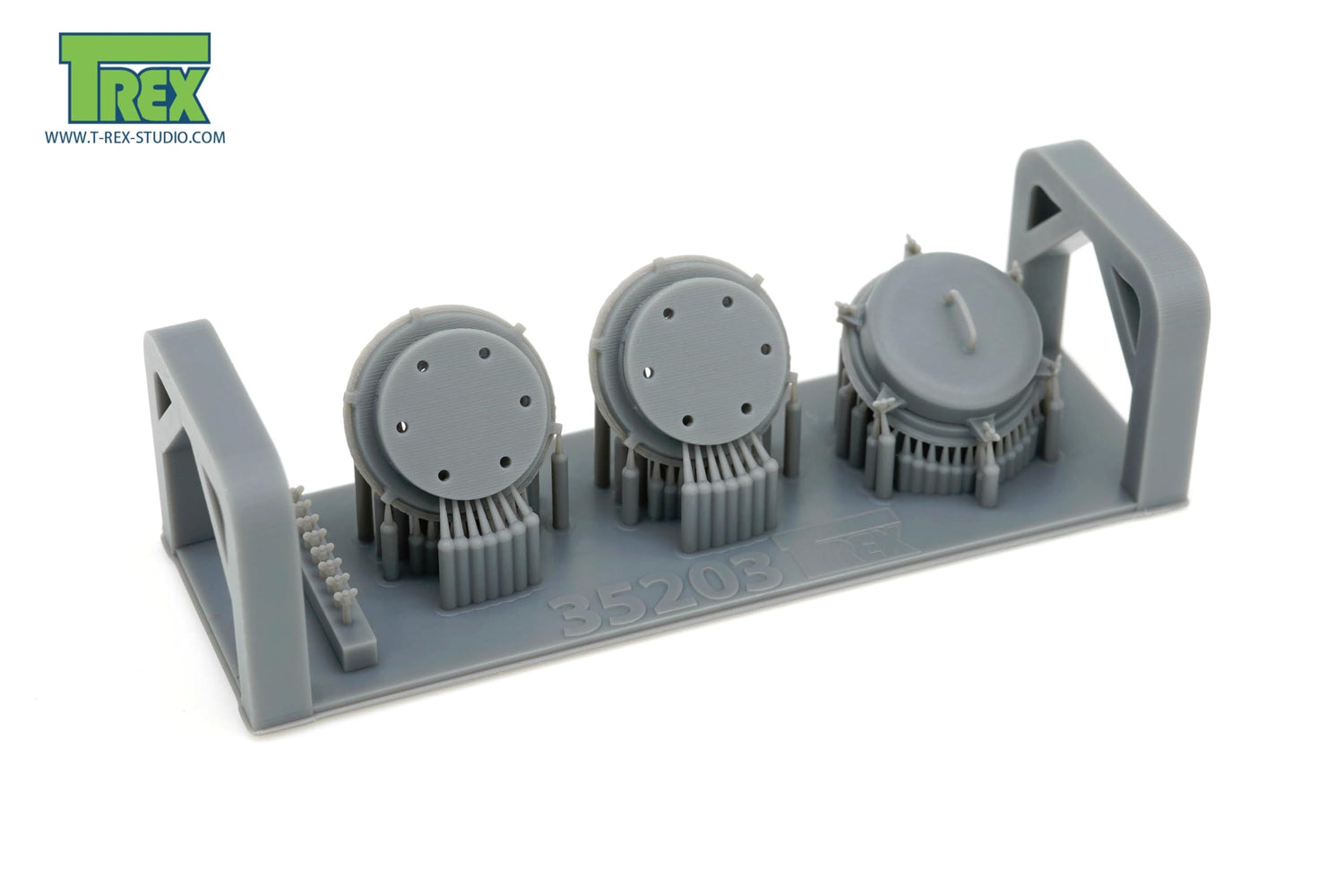 T-rex Studio 1/35 Scale WWII German Tiger I Tank Ventilator Set of 3