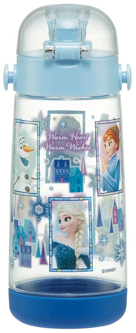 Skater Water Bottle 480ml Disney Frozen One Push for Kids