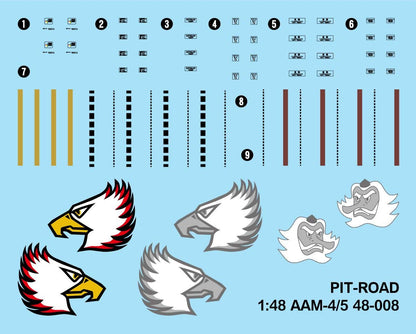 PIT-ROAD 1/48 F-15J Japan Air Self-Defense Force Model Parts