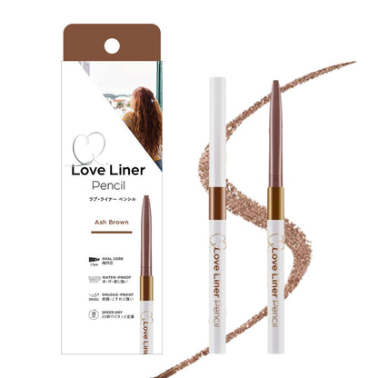 LoveLiner Cream Fit Pencil R Ash Brown for Precise Eyeliner Application