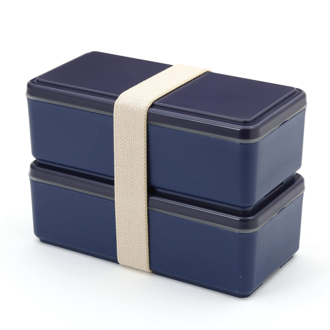 Miyoshi Seisakusho GEL-COOL Square Lunch Box with Ice Pack 1000ml Navy