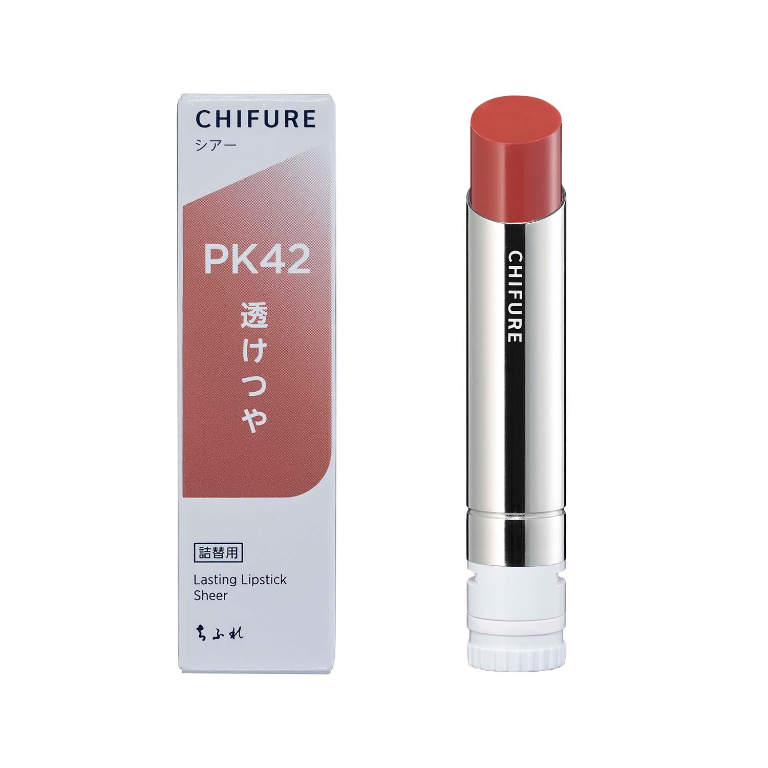 CHIFURE Lasting Lipstick Sheer PK42 Pink 3.5g