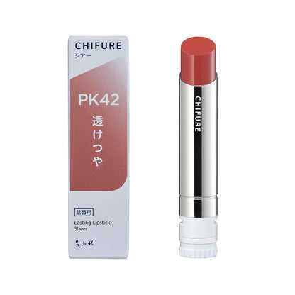 CHIFURE Lasting Lipstick Sheer PK42 Pink 3.5g