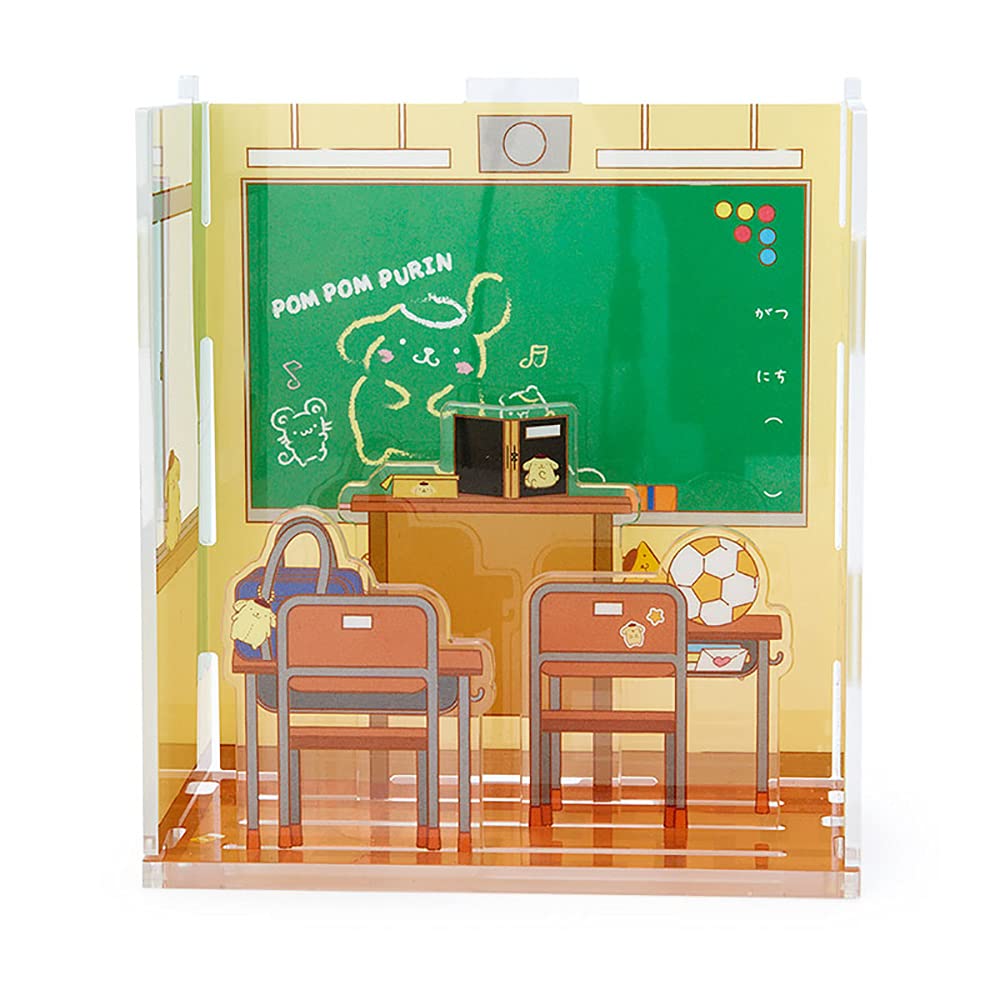 SANRIO Pompompurin Acrylic Stand Classroom Enjoy Idol Collectible