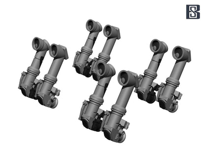 BSK Model 1/35 WWII German Sfl Z.F.1a Self-Propelled Gun Model Parts