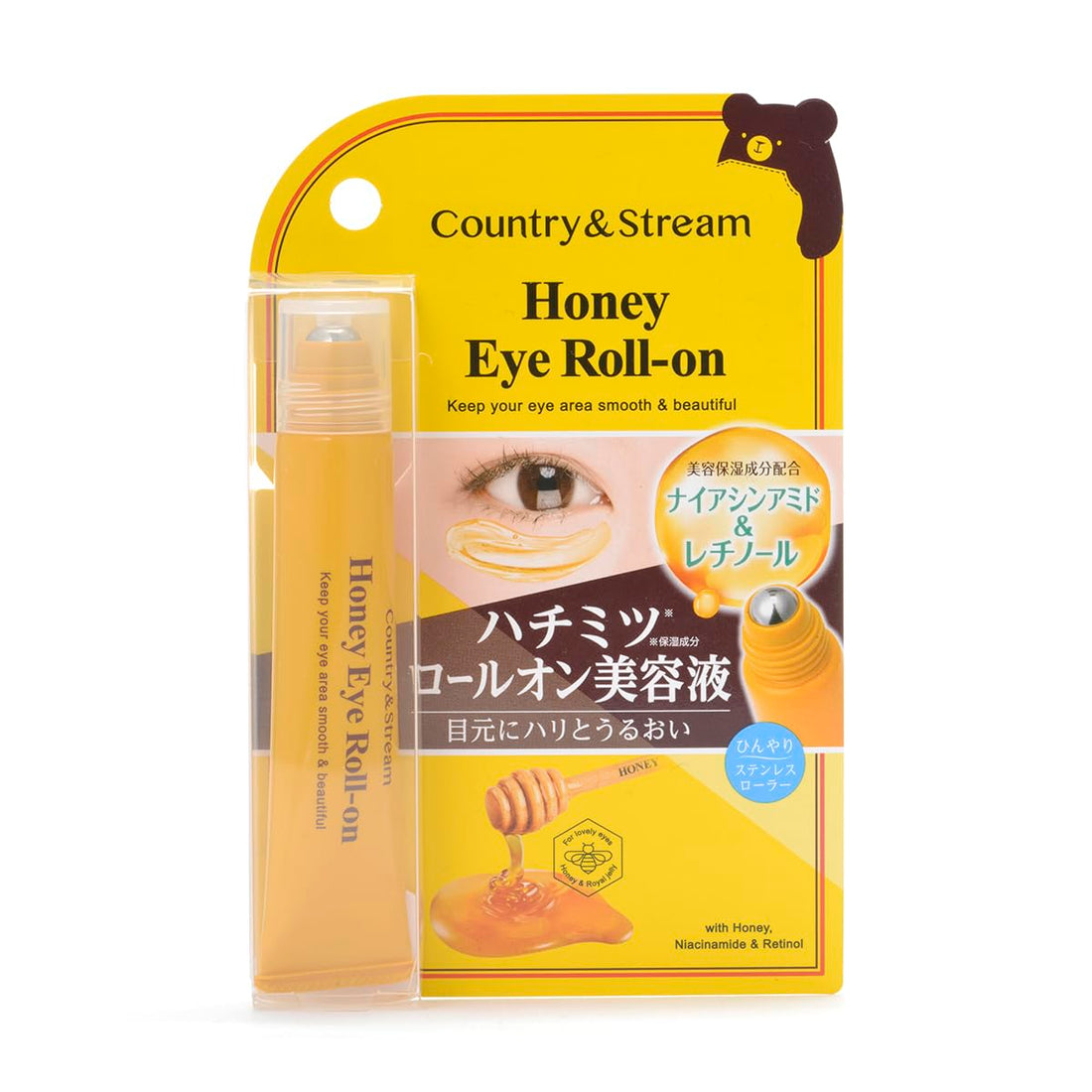 Country&Stream Natural Eye Roll-On Serum 15ml for Hydration