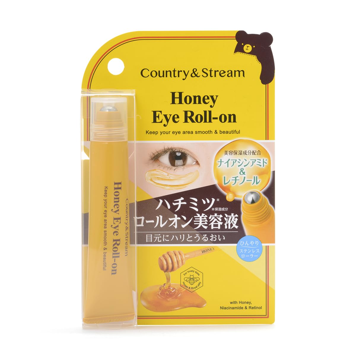 Country&amp;Stream Natural Eye Roll-On Serum 15ml for Hydration