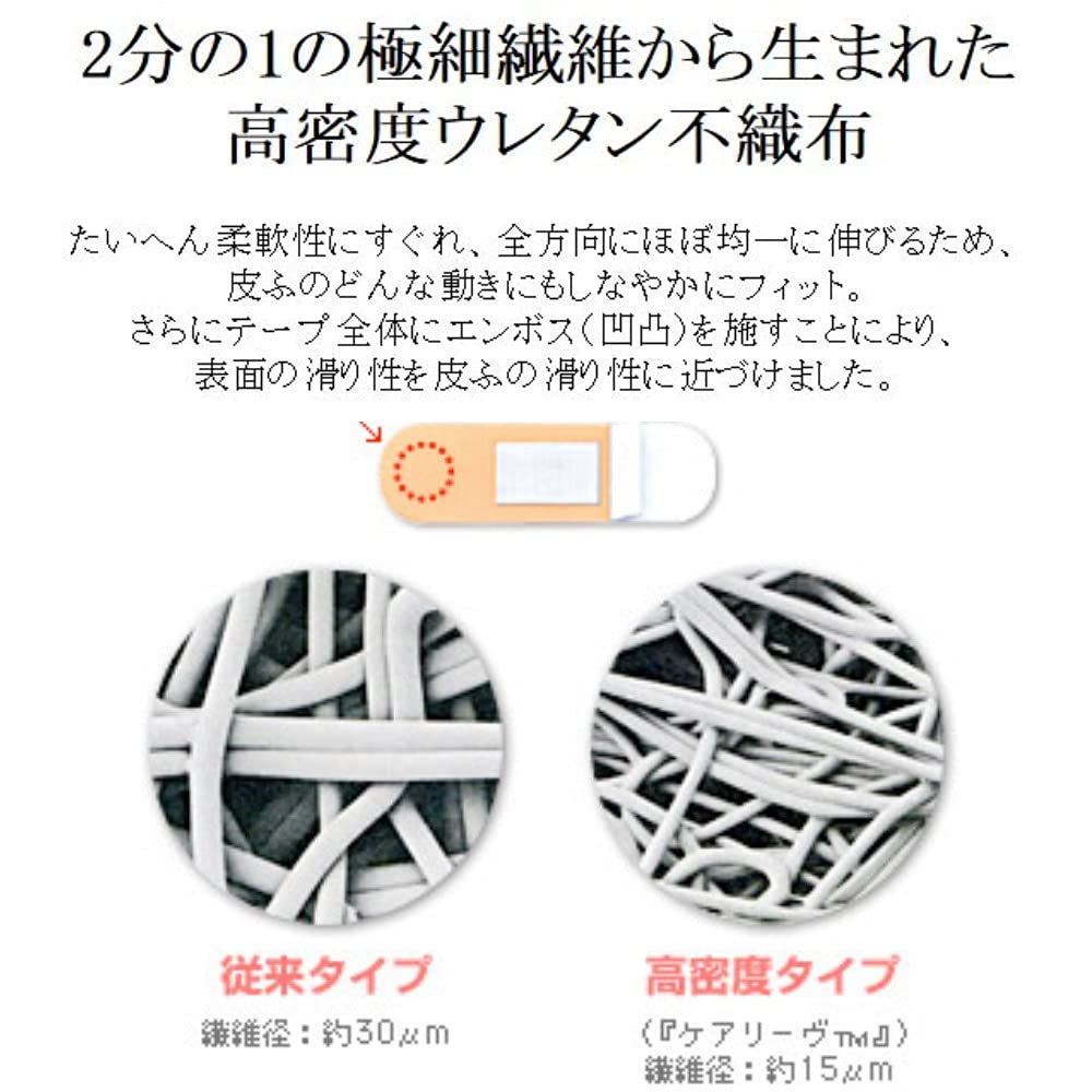 NICHIBAN Care Leave L Size 30x72mm 50 Sheets for Everyday Use