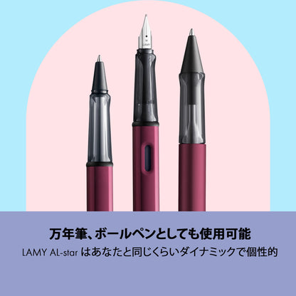 LAMY AL-star Deep Purple Rollerball Pen with Ergonomic Grip