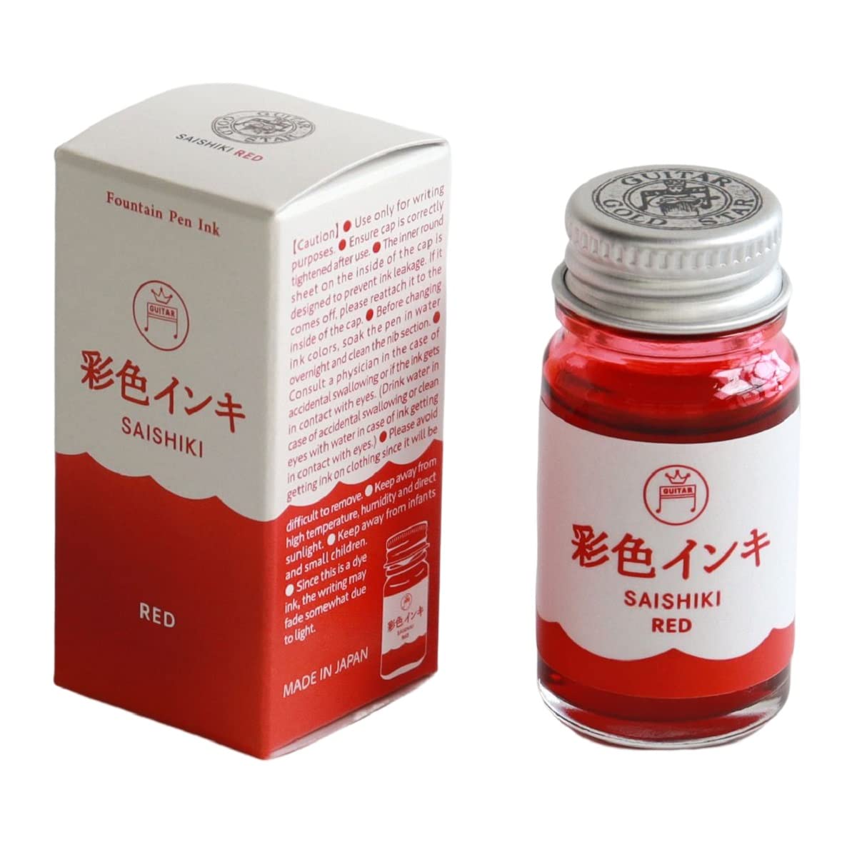 Teranishi Chemical Guitar Color Ink Red 12ml