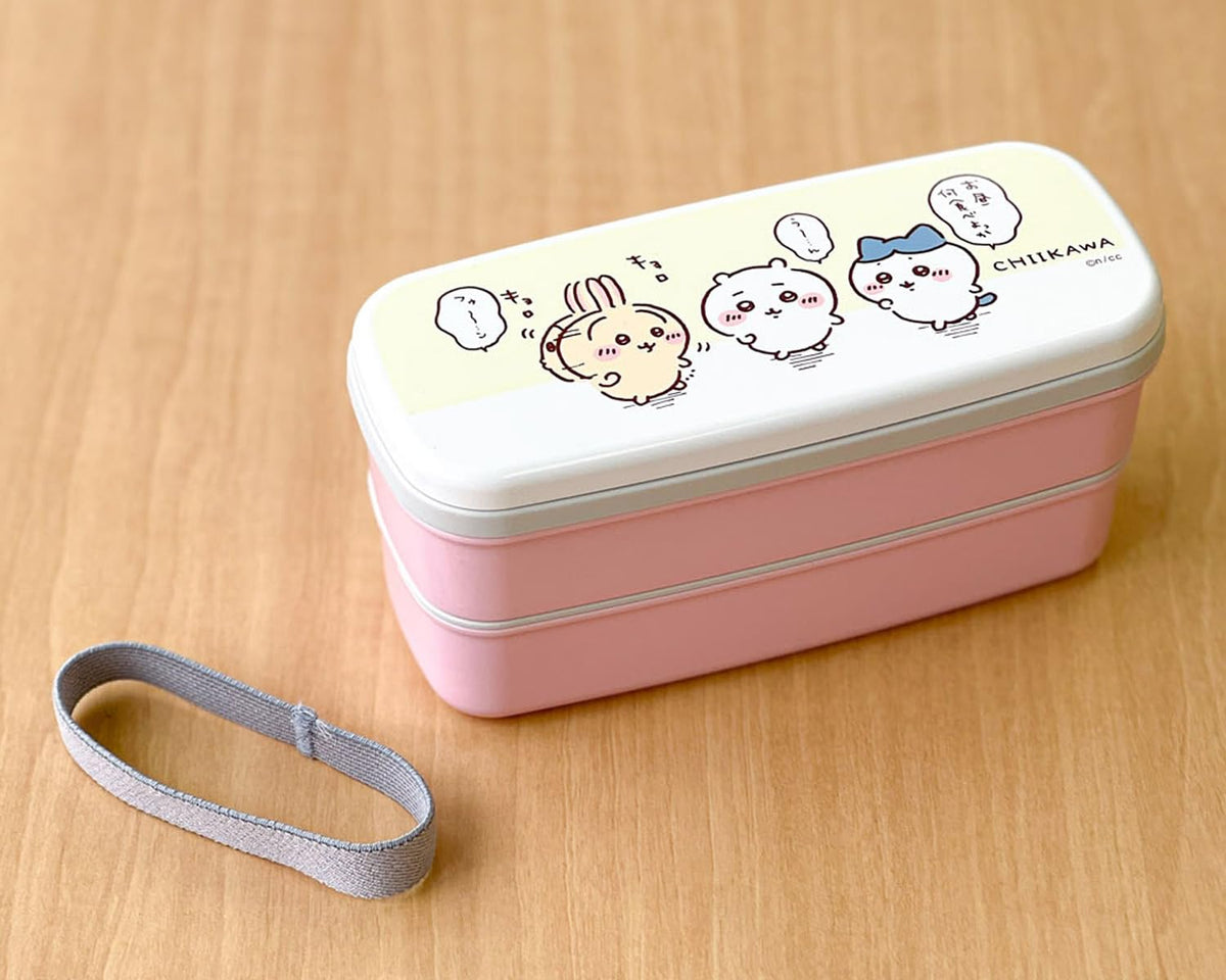 OSK Chikawa Two-Tier Lunch Box with Dividers