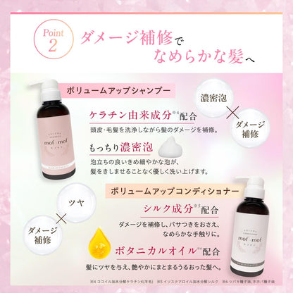 Kaminomoto Mof Mof Volume Up Shampoo 300ml White Floral Scent