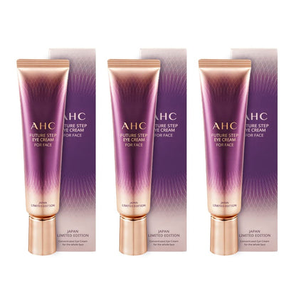 AHC Future Step Eye Cream Set for Face 3-Pack Japanese Skincare