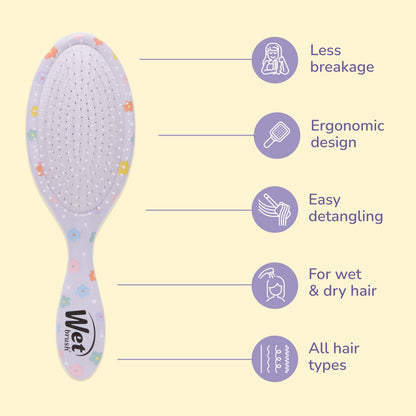 Wet Brush Original Detangler Disney Hello Daisy for Effortless Styling