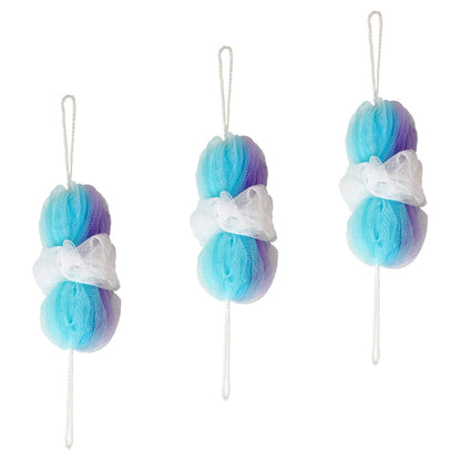 Marna Body Sponge for Back Washing with Rich Foam in Mixed Blue