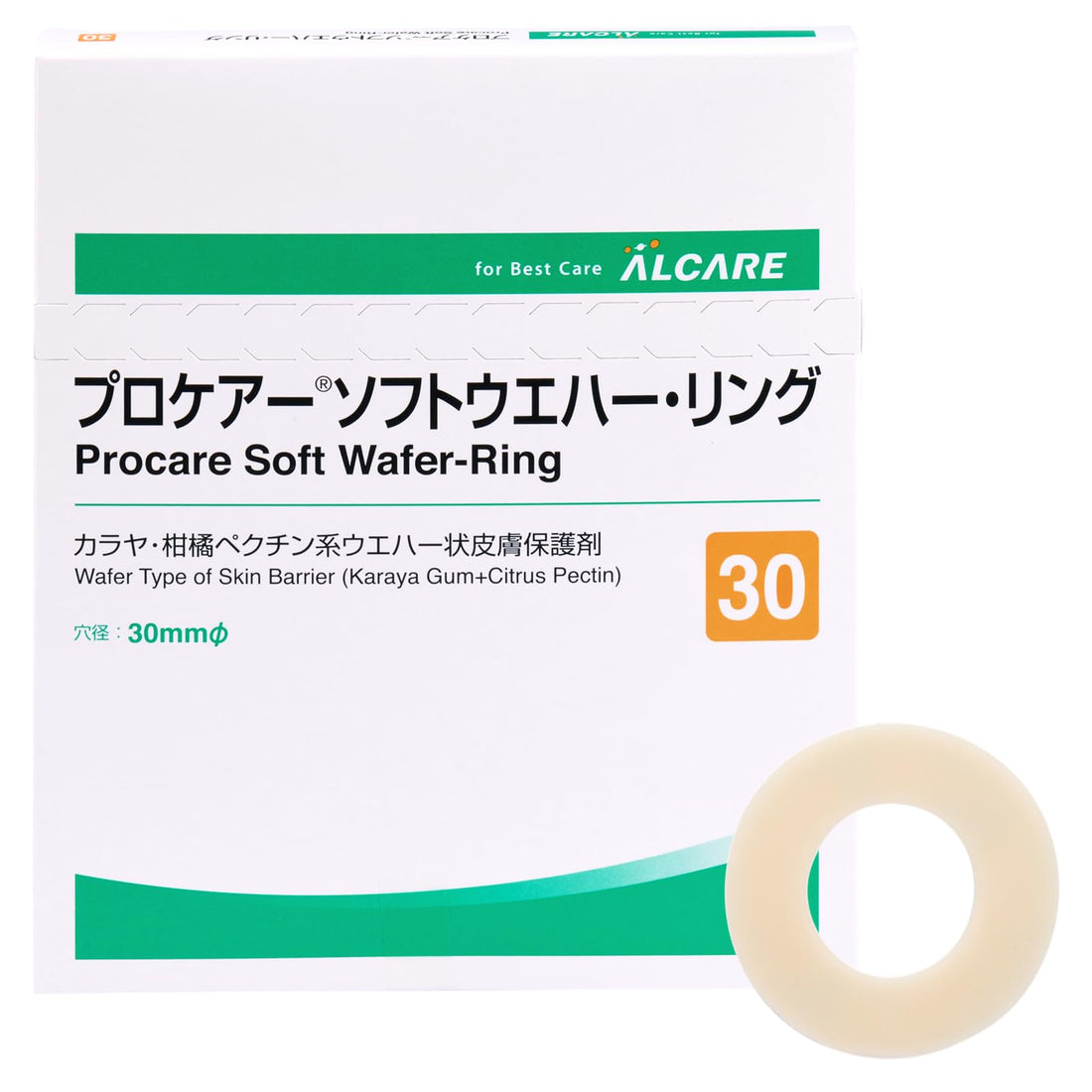ALCARE Procare Soft Wafer Ring 30mm Citrus Pectin Skin Protector 8 Pack