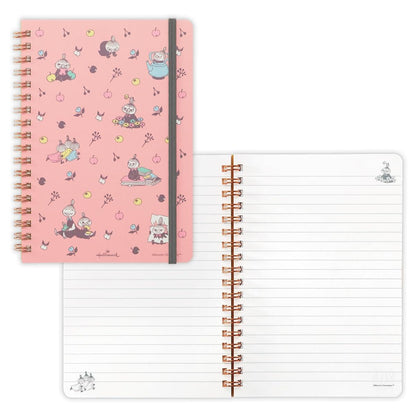 Hallmark Moomin Days Pink Ring Notebook