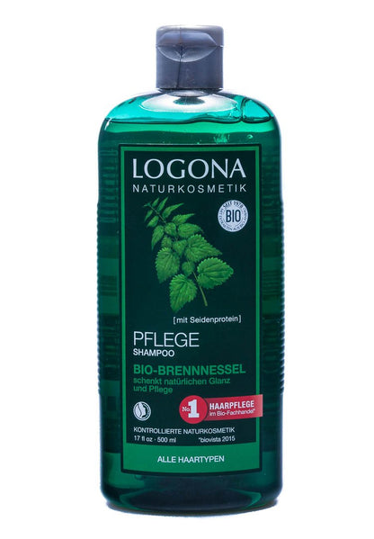 LOGONA Essential Shampoo Nettle 500ml for All Hair Types