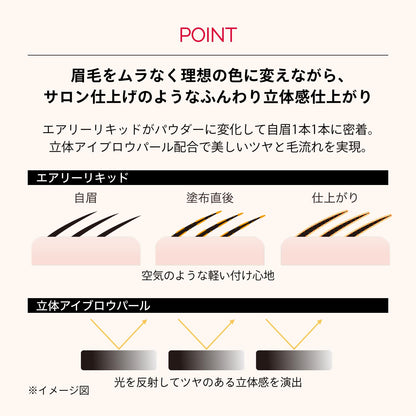MAQUILLAGE Eyebrow Color Mascara Dusty Pink 5g Waterproof