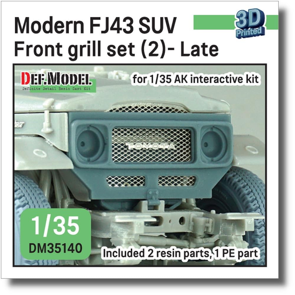 DEF.MODEL 1/35 FJ43 Front Grill Set for Scale Model Kits