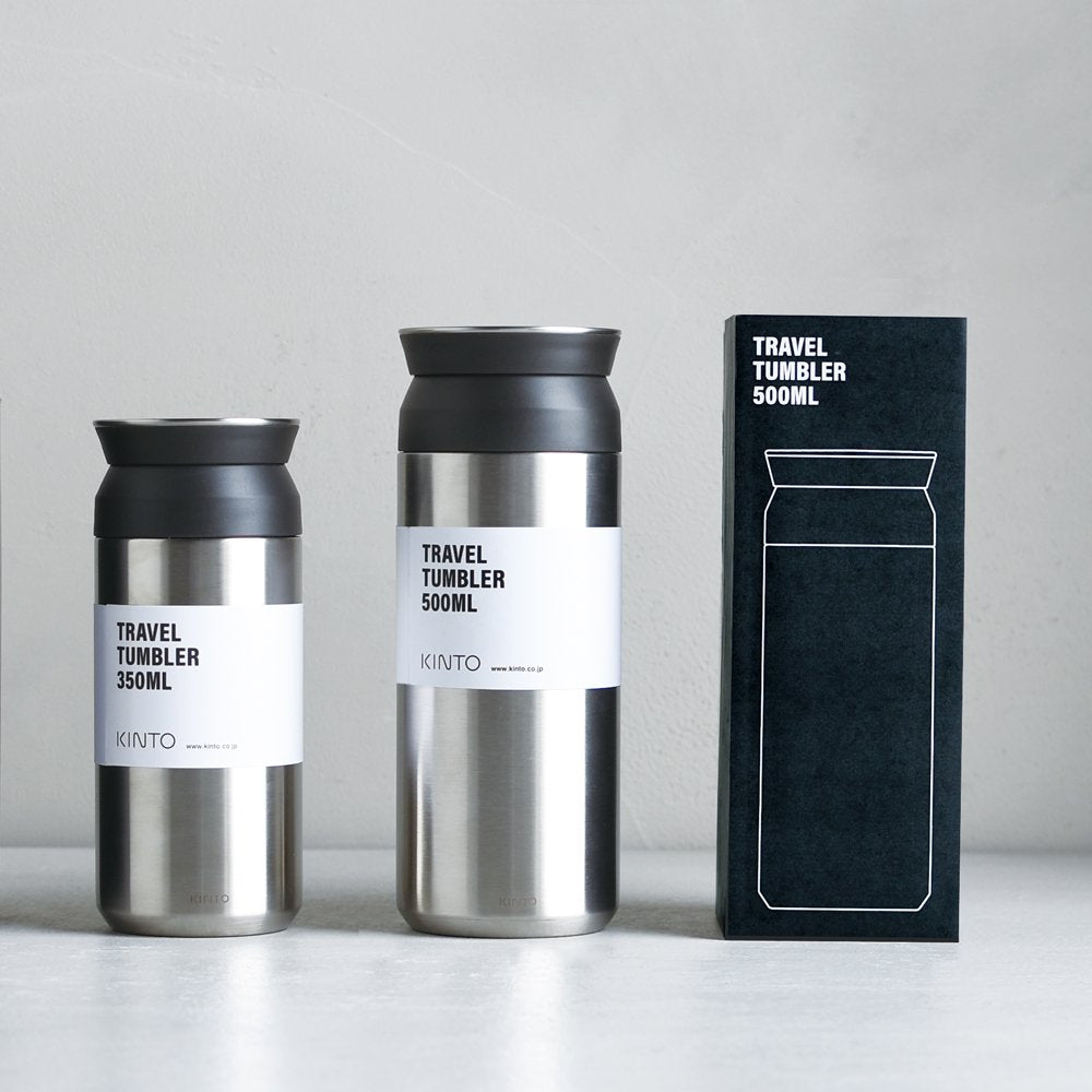 KINTO Travel Tumbler 500ml White with Vacuum Insulation