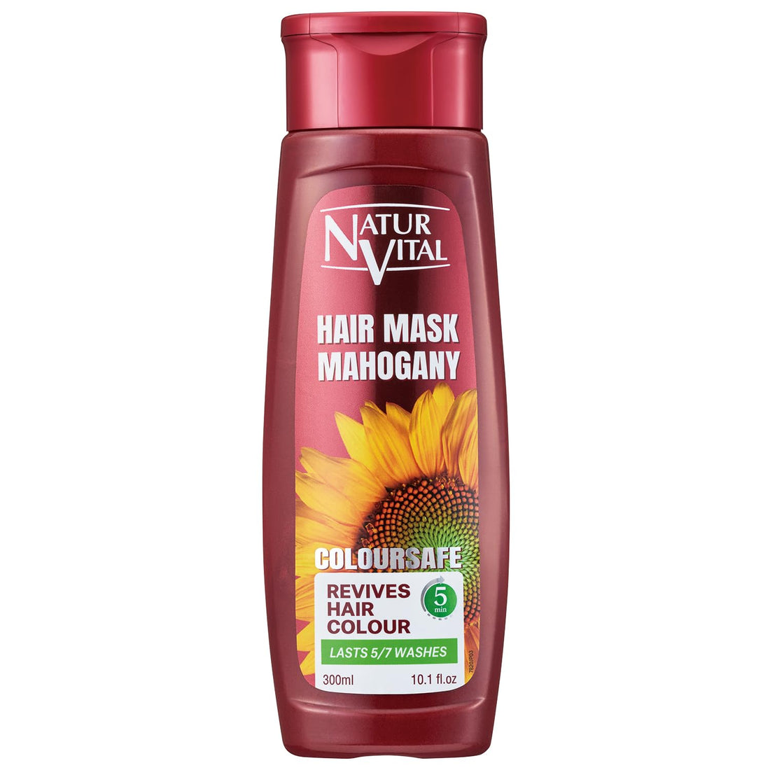 NaturVital Color Safe Hair Mask Red 300ml for Vibrant Color