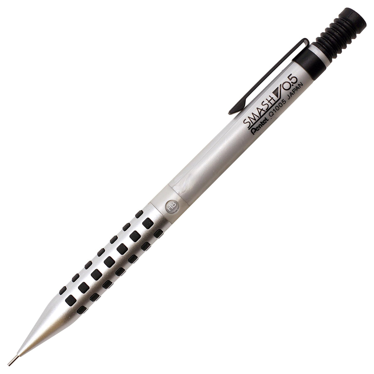 Pentel SMASH Limited Edition Japan Silver 0.5mm Mechanical Pencil