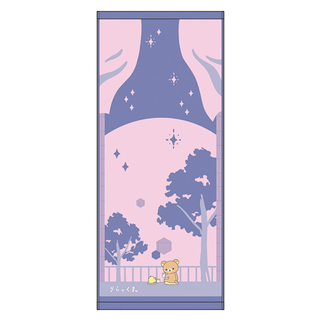 Marushin Face Towel Cute Rilakkuma Design for Girls