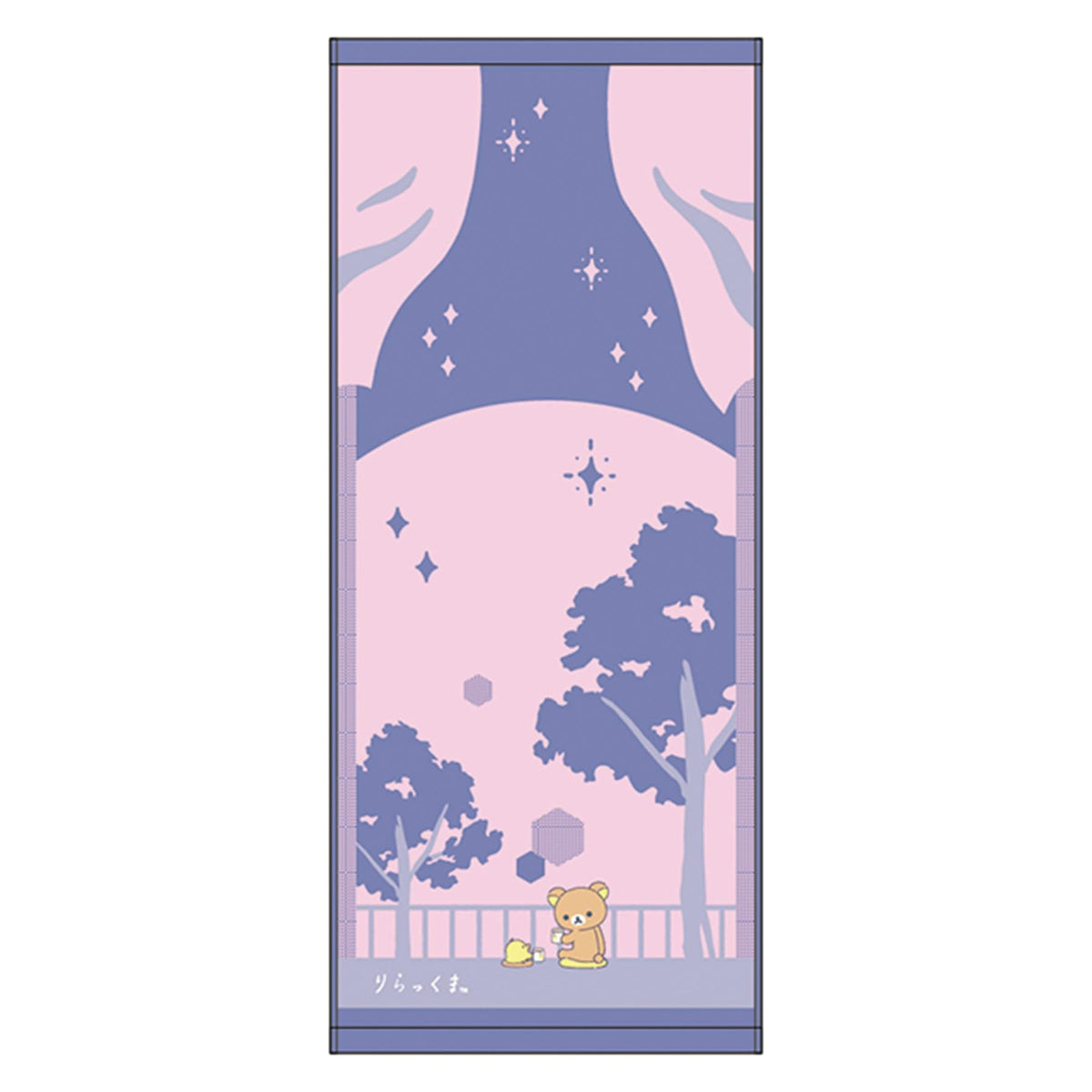 Marushin Face Towel Cute Rilakkuma Design for Girls