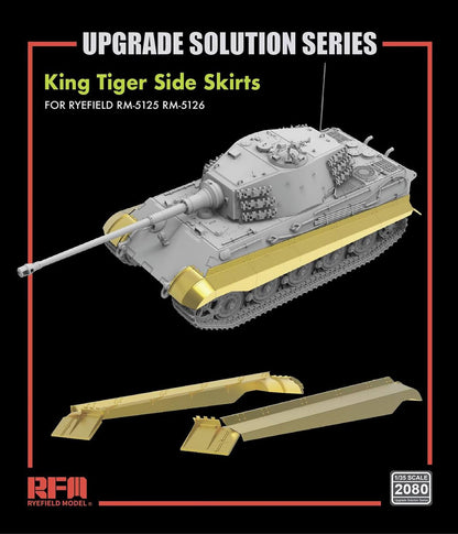 Rye Field Model 1/35 King Tiger Side Skirt Upgrade Parts Set