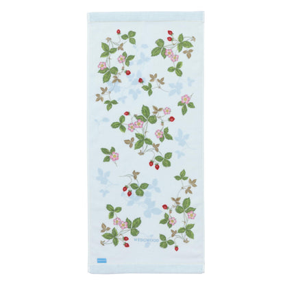 Nishikawa Face Towel 34X75cm Soft Cotton Made in Japan Blue