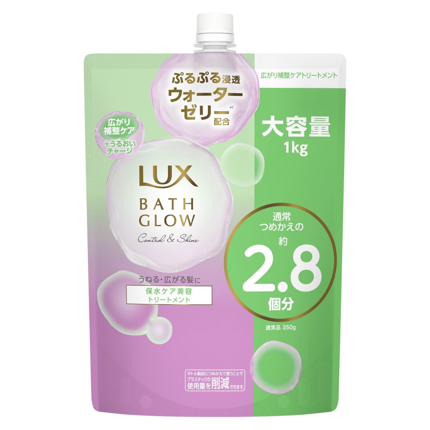 LUX Bath Glow Control and Shine Conditioner Refill 1000g