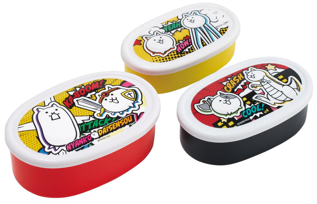 Skater Bento Box Set 3 Containers Made in Japan